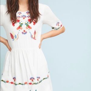 Anthropologie Garden Love Swing Dress